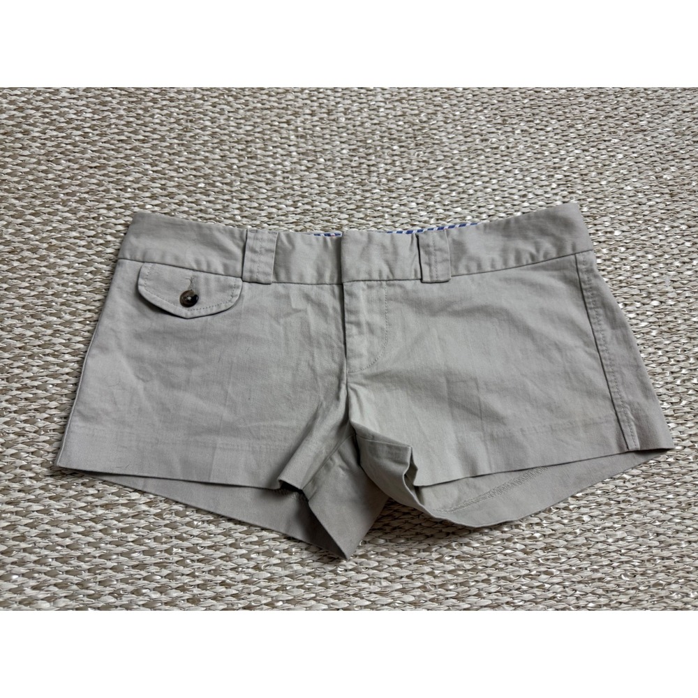 American Eagle Outfitters Favorite Short Khaki Chino Low Rise Size 2 Y2K trouser